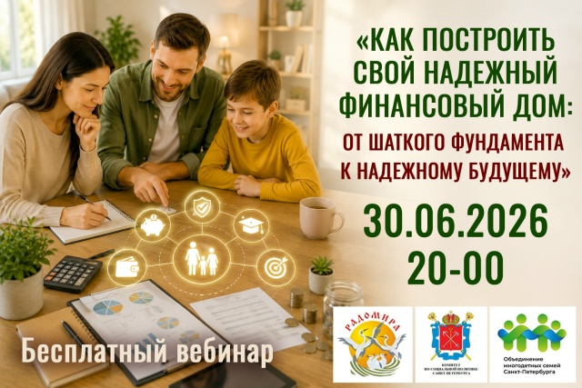 Вебинар «Как построить свой надежный финансовый дом: от шаткого фундамента к надежному будущему»